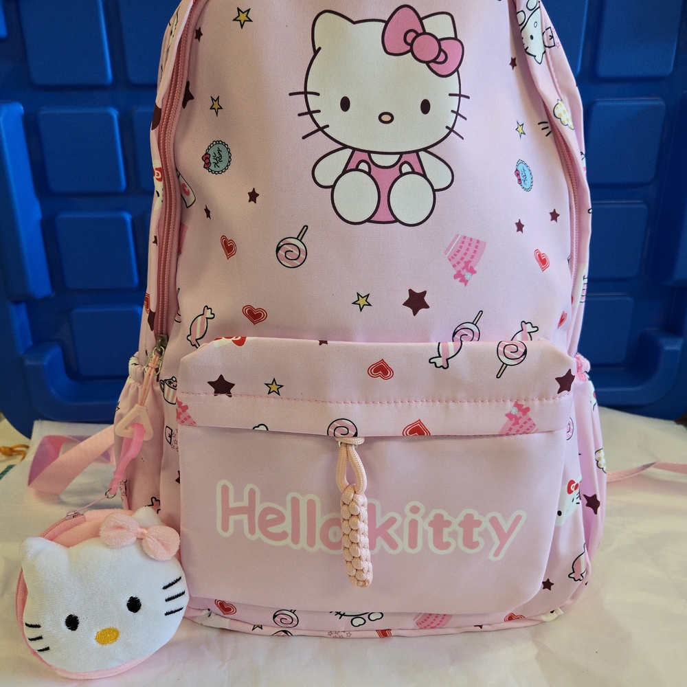 Hello Kitty Pink and White Kids Backpack